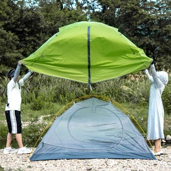 Новая уличная палатка для кемпинга на 2-3 человека, простая многоместная непромокаемая палатка для кемпинга