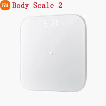 Новейшие оригинальные весы Xiaomi Smart Weight Scale 2 Health Weight Scale Bluetooth 5.0 Поддержка цифровых весов Android 4.3 iOS 9 Приложение Mifit