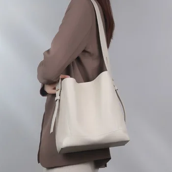 Новинка, сумки через плечо для женщин, сумки из натуральной кожи, женская повседневная сумка, Женская сумочка с верхней ручкой, женская мода