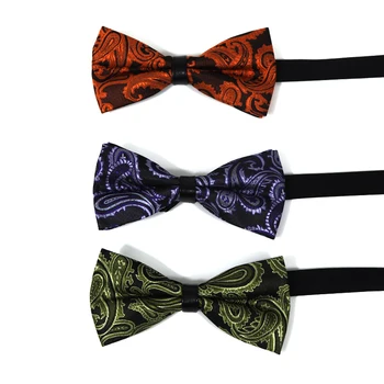 Новые поступления, винтажный двухслойный галстук-бабочка с пейсли для мужчин, высококачественный набор галстуков-бабочек для жениха на свадьбу, мужской подарок