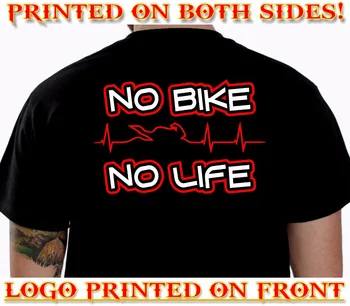 Новые футболки Funny Rick, футболка No Biker No Life, байкерская одежда, одежда с логотипом мотоцикла, футболка Классическая