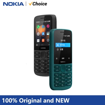 Новый и оригинальный Мобильный телефон Nokia 215 4G С многоязычными картами Dual SIM 2,4 дюйма, FM-радио с функцией мобильного телефона емкостью 1150 мАч
