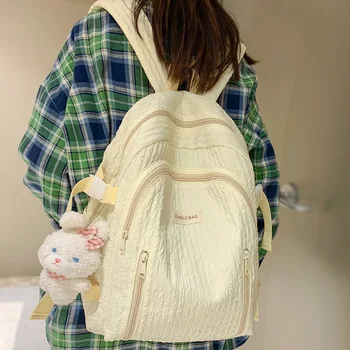 Новый модный женский милый рюкзак для путешествий, женская нейлоновая сумка для книг, рюкзак для колледжа в кавайном стиле для девочек, модный женский рюкзак для ноутбука, студенческая сумка для отдыха