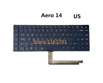 Новый ноутбук/Notebook US UK SP Клавиатура для Gigabyte Aero 14 P64 P64W P64WV6 RP64 27703-US641-G30S SKB1507-US