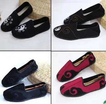 Обувь для даосского тайцзицюань Удан монахи шаолинь кунг-фу Кроссовки для боевых искусств даосизм обувь cloudhook красный /черный