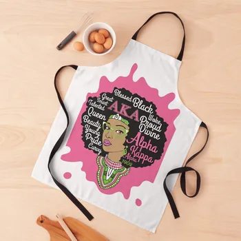 Он ЖЕ Alpha Kappa Alpha Дизайн женского общества Фартук Кухонное оборудование для ресторана Кухня