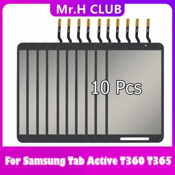 Оптовая продажа 10 шт. Для Samsung Galaxy Tab Active SM-T360 SM-T365 T360 T365 Сенсорный Экран Дигитайзер Замена Стекла Ремонтная Деталь