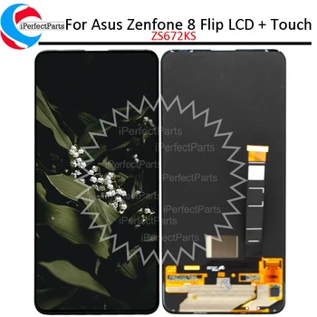 Оригинал для Asus Zenfone 8 Flip LCD ZS672KS дисплей Сенсорная панель экран Дигитайзер в сборе Pantalla для Zenfone 8 Flip LCD