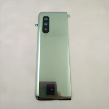 Оригинал для Samsung Galaxy Z Fold 1 F900 Задняя крышка батарейного отсека Корпус задней двери Запасные части для ремонта с объективом камеры