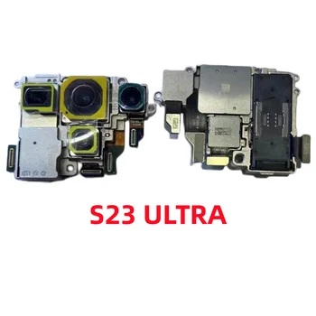 Оригинальный Гибкий кабель для основной задней камеры Samsung Galaxy S23 Ultra S23U SM-S918B, SM-S918B/DS, S918E Для верхней передней камеры