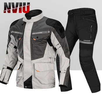 Отличная мотоциклетная куртка, брючный костюм, непромокаемое защитное снаряжение для мотокросса, Эндуро, Светоотражающая оксфордская куртка
