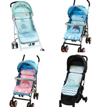 Охлаждающий коврик для летней коляски, 3D дышащая сетка, коврик для коляски, матрас, чехол для сиденья детской коляски, подушка для новорожденного