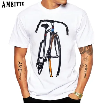 Очень крутая Классическая футболка Frejus Track Bike с фиксированной передачей, Винтажная летняя мужская футболка с коротким рукавом для мальчиков, повседневные топы, белые футболки