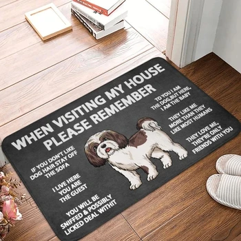 Пожалуйста, помните о правилах содержания собак Ши-тцу, входном коврике, декоре для кухни, приветственном коврике для ванной, нескользящем коврике для пола, ковриках