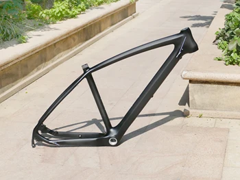 Полностью углеродный глянцевый велосипед Bicyce Disc Brake 26ER Горный велосипед MTB Велосипедная рама 15,5 