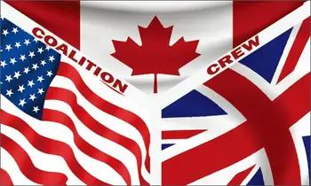 Пользовательский флаг Коалиции Канады, США и Великобритании