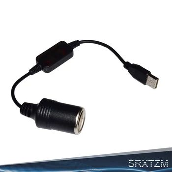 Порт USB SRXTZM 2A в гнездо автомобильного прикуривателя 12 В, адаптер для преобразования проводов, Проводной Контроллер для видеорегистратора, Электронное Зарядное устройство