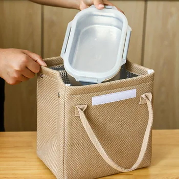 Портативная изолированная сумка для ланча, сумки для пикника на открытом воздухе, для путешествий, офиса, школы, домашнего декора