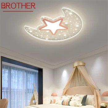 Потолочный светильник BROTHER Simple Современные светильники Moon Lamp LED Home Decorative для спальни
