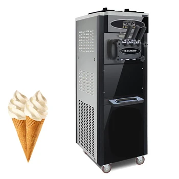 Профессиональная Итальянская машина для приготовления мягкого мороженого BQZ-F636 для дома и кухни с сенсорным экраном большой емкости