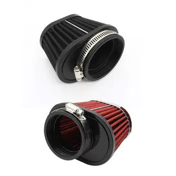 Прямые воздухозаборники с фиксатором, конический сетчатый фильтр высотой 51/55/60 мм, для модификации холодного воздухозаборника автомобиля