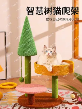 Рама для лазания кошек кошачий наполнитель кошачье дерево встроенная кошачья башня кошачья стойка рама для лазания кошек маленькая колонна для кошачьих царапин