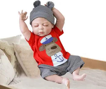 Реалистичные Куклы Для Новорожденных | Реалистичное Мягкое Тело Младенца | Реальное Возрождение Младенца, Моющиеся Игрушки для Детей, Спящих с Младенцами