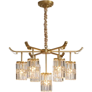 Светлая Роскошная Хрустальная люстра для гостиной, Лампа для спальни в скандинавском стиле, Современный простой Креативный Новый светильник