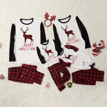 Семейные Рождественские Пижамы, Комплект Одежды 2020, Рождественские Семейные Пижамы, Пижамы Для Взрослых И Детей, Детские Ползунки, Пижамы