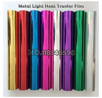 Серия Pet Metal Light Heat Transfer Южная Корея Качественная пленка длиной один метр шириной 50 см Всего 18 цветов