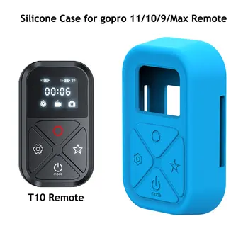 Силиконовый Чехол для TELESIN Bluetooth Пульт Дистанционного Управления Для GoPro Hero 11 10 9 8 Max Для Аксессуаров Для Экшн-Камеры Смартфона