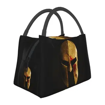 Спартанский шлем Sparta Skull, изолированная сумка для ланча для женщин, портативный кулер, термобокс для бенто, открытый кемпинг, путешествия