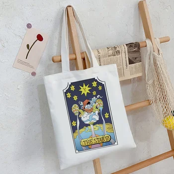 сумка для покупок jojo's adventure, сумка-тоут, джутовая сумка bolsas de tela, сумка для покупок, предназначенная для вторичной переработки, сумка-футляр из ткани sac tissu