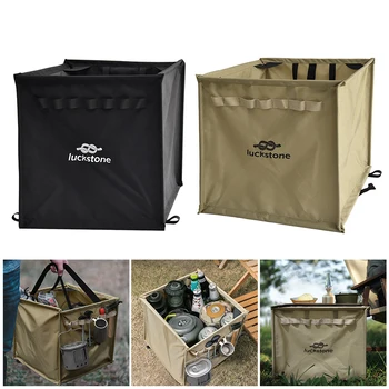 Сумка для хранения на открытом воздухе, сумка для инструментов для ногтей, газовый баллон, сумка для посуды для пикника, нейлоновая дорожная сумка для пикника