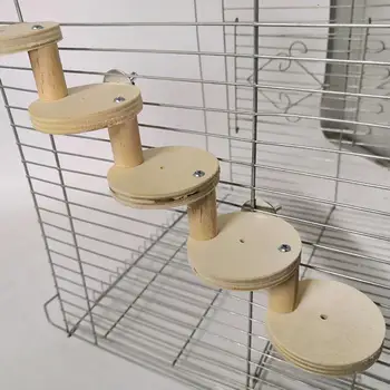 Съемная легкая игрушка-лестница для хомяка, взбирающаяся по лестнице, платформа для птиц и попугаев для мелких животных