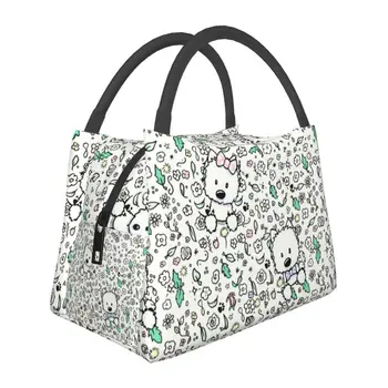 Термоизолированные сумки для ланча для собак Вест Хайленд Терьер, Многоразовая сумка для ланча для щенков Westie, Многофункциональная коробка для еды для путешествий