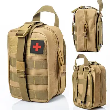 Уличная тактическая сумка первой помощи, сумка для выживания, аварийный комплект, Камуфляжная посылка SOS, дорожная сумка из ткани Оксфорд, сумка Molle