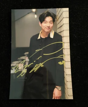 Фотография Гон Ю с автографом 4* 6 автографов чернилами 2021 года выпуска