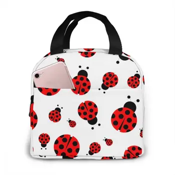 Холодильник Ladybug, ланч-бокс, переносная изолированная сумка для ланча, термосумки для пикника