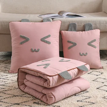 Цельная креативная Детская хлопчатобумажная подушка, Стеганое одеяло, Складное украшение, диван-кровать, наволочка, одеяло, постельное белье, детская кроватка, Стеганое одеяло