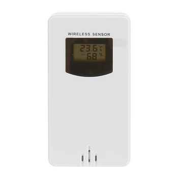 Цифровой измеритель температуры и влажности, беспроводной датчик влажности, гигрометр, электронный термометр Внутри/снаружи, используется для статистики погоды