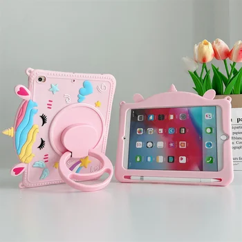 Чехол для Samsung Galaxy Tab S6 LITE 10.4 2022 SM-P613 SM-P619 Силиконовая Подставка для планшета 2020 SM-P610 SM-P615 P610 Детский Чехол