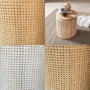 Ширина 40-55 см, длина 0,3-5 м, натуральная лента из ротанга, Индонезийский рулон ротанга, украшение стен, материал для ремонта мебели, стульев