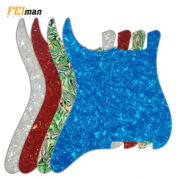 ​Гитарные партии Feiman на заказ - Заготовки накладок для левшей и экран из настоящей алюминиевой фольги для гитары в стиле Strat